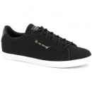 Le Coq Sportif Agate Lo S Nubuck Noir - Chaussures Baskets Basses Femme France Métropolitaine